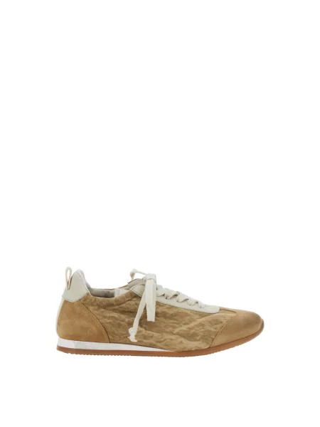 Lniane sneakersy Uma Wang beżowe