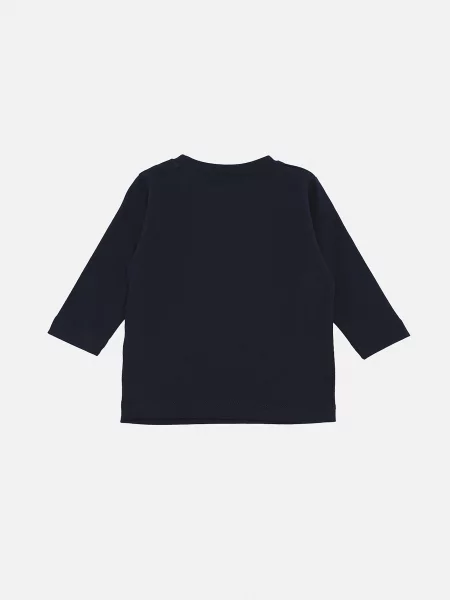 Дитячий Лонгслів YUKI темно-синій синій