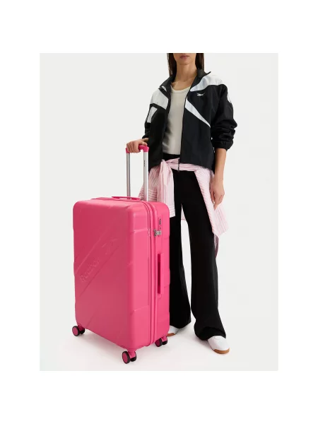 Велика валіза Reebok рожевий