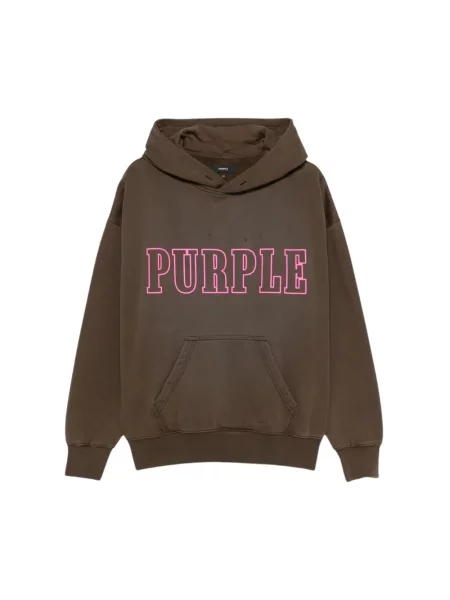 Bluza z kapturem Purple Brand fioletowa