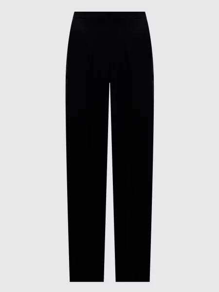 Шерстяные брюки Balenciaga черные