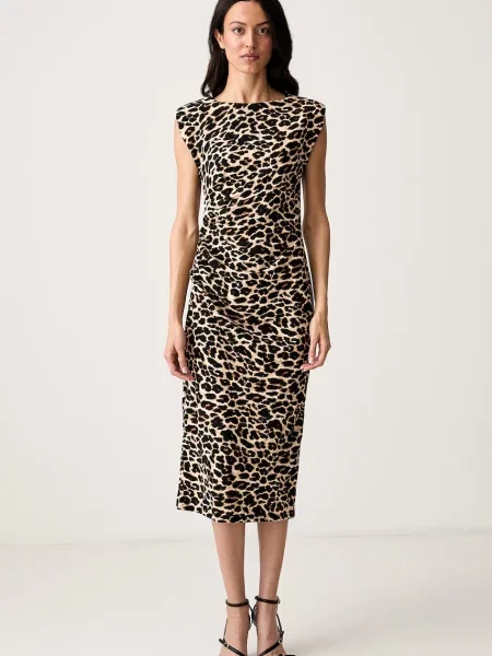 Morgan rochie bodycon bej