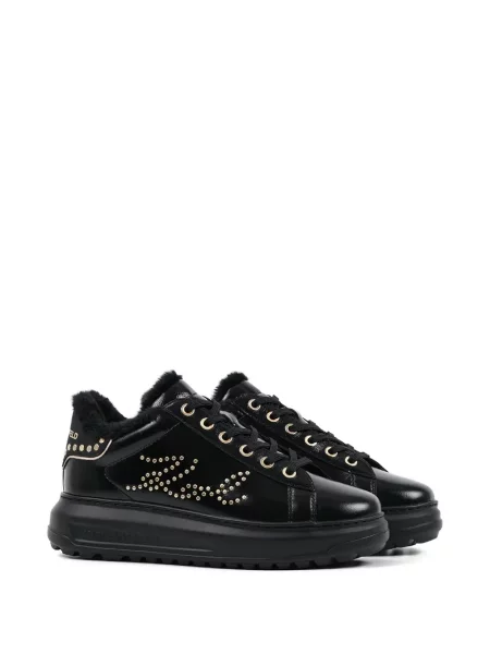 Sneakerși Karl Lagerfeld din piele negru