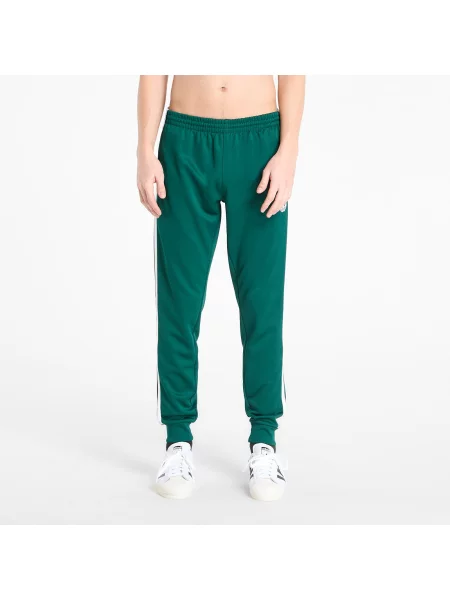 Pantaloni de trening adidas Sst Track Pants Collegiate Green S verde