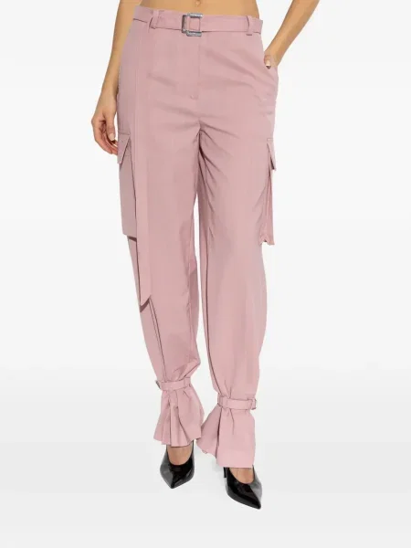 Pantaloni cargo The Attico roz