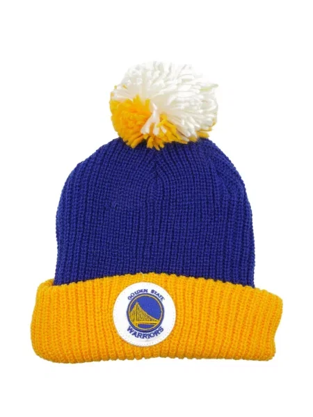 Căciulă Mitchell & Ness cu pompoane albastru