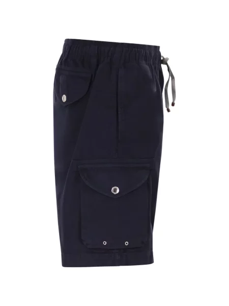 Pantaloni scurți cargo Brunello Cucinelli albastru