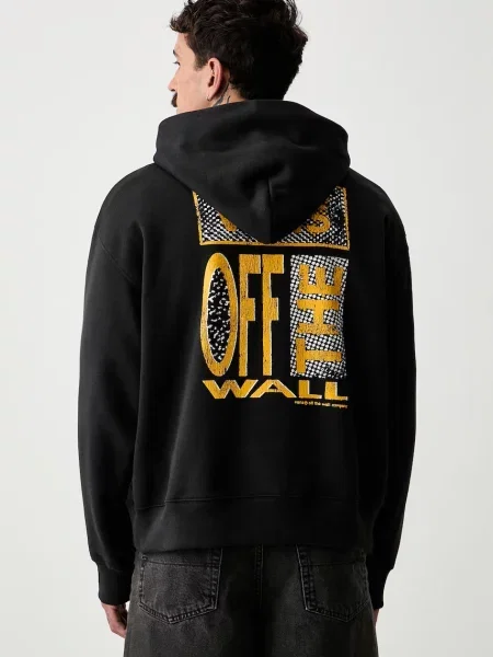 Vans hanorac cu glugă pentru bărbați cu negru