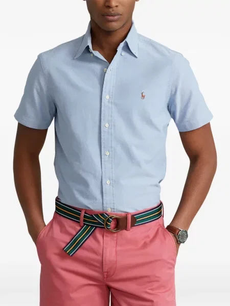 Scurt cămașă Polo Ralph Lauren cu cordon tricotate albastru
