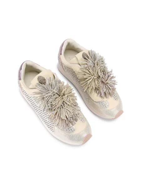 Sneakersy Kurt Geiger skórzane żółte
