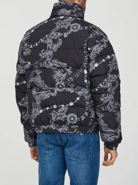 Пуховик Versace Jeans Couture черный