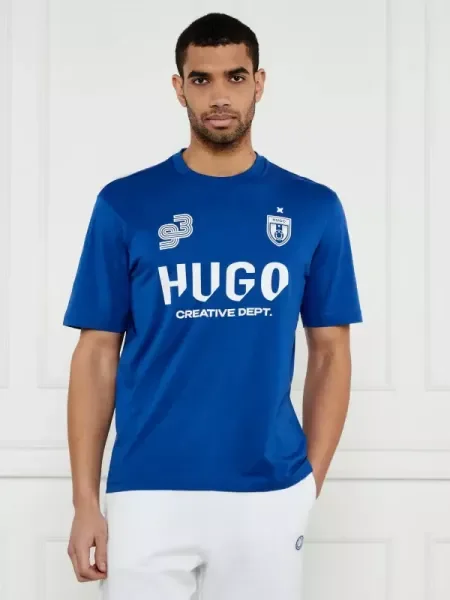 Hugo Blue Tricou Nebulop albastru