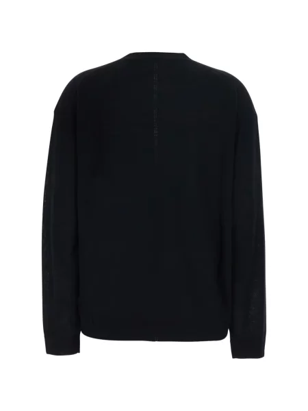 Pulover Semicouture cu decolteu în V negru