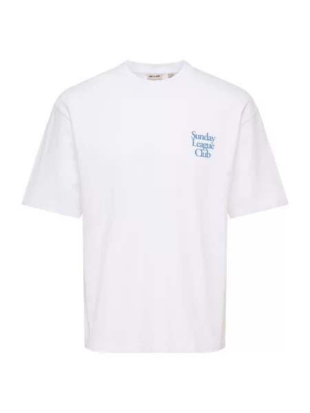 Only & Sons Tricou ONSFRED safir alb