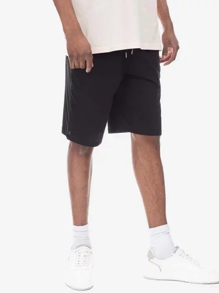 Короткие шорты Alpha Industries из джерси черные