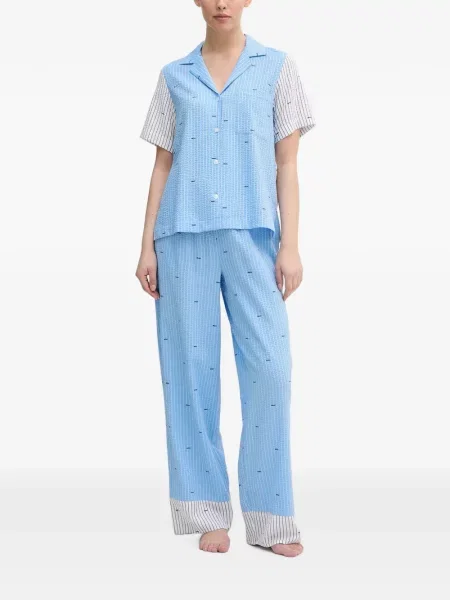 Pijamale Dkny cu imagine albastru