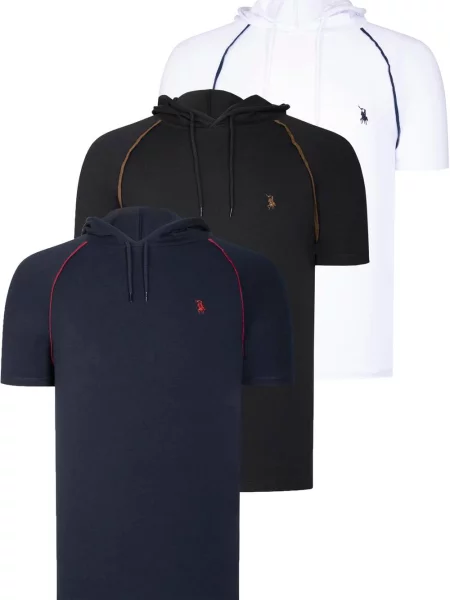 Tricou Dewberry cu glugă alb