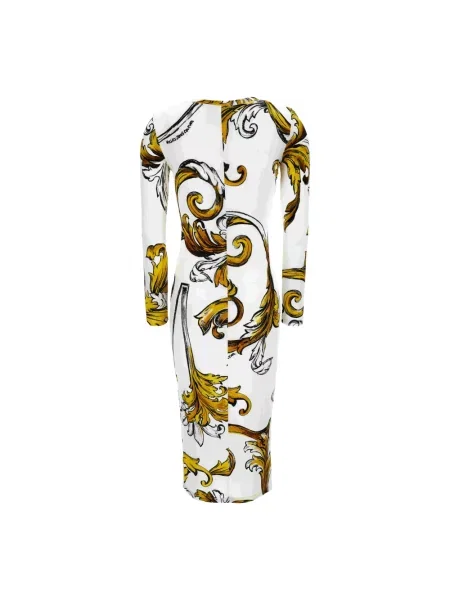 Sukienka jeansowa Versace Jeans Couture biała
