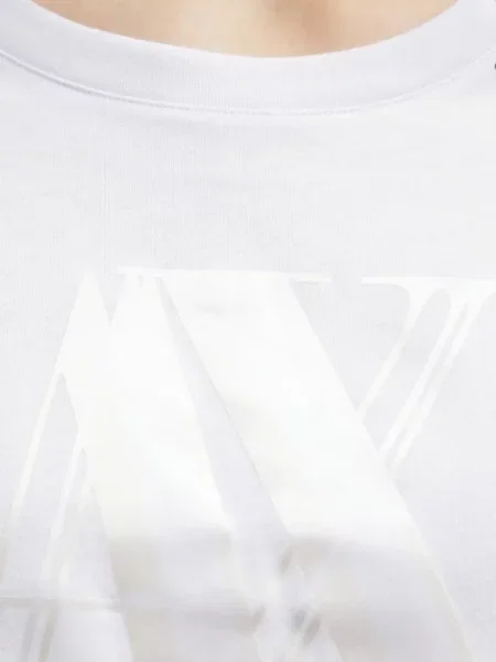 Scurt tricou Armani Exchange alb