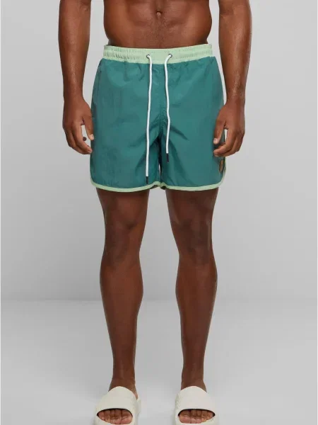 Pantaloni Urban Classics retro verde