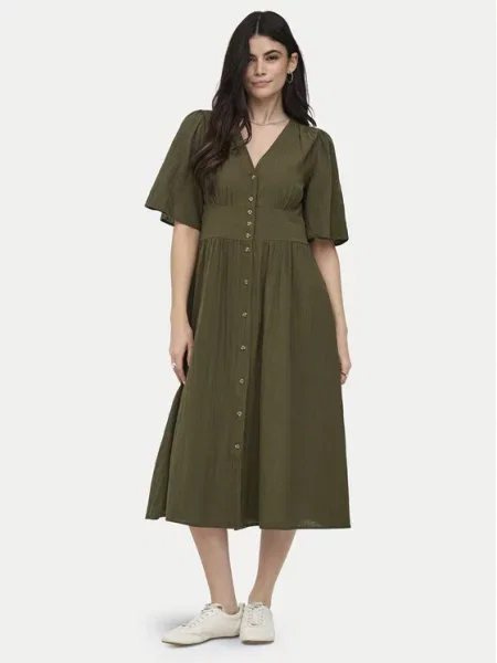 ONLY Повсякденна сукня Tizana зелений