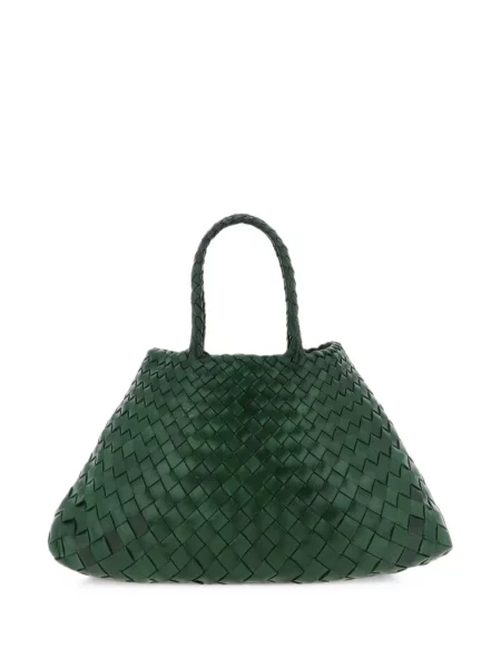 Geantă shopper Dragon Diffusion din piele verde