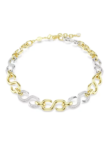 Swarovski naszyjnik DEXTERA szary