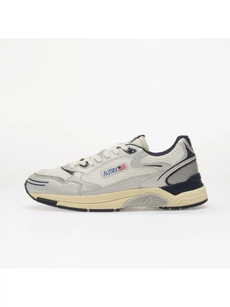 Sneakers Autry Hyperway Low Man White/ Silver/ Blue EUR 42 alb
