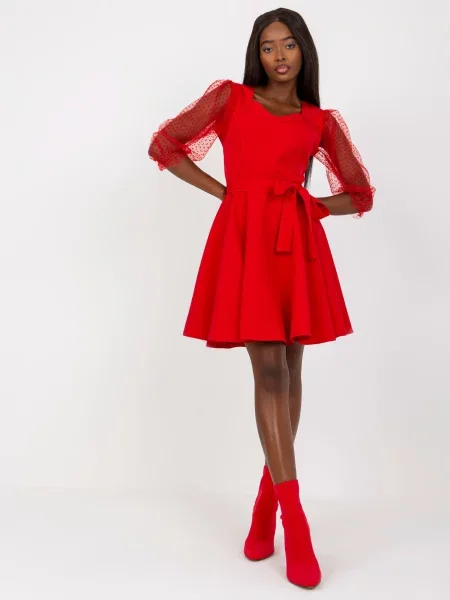 Rochie de cocktail Lakerta roșu