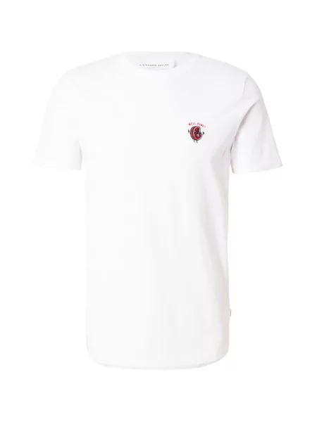 Lindbergh Tricou maro / roșu alb