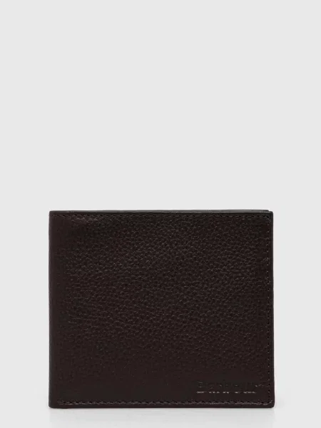 Barbour portofel de piele maro
