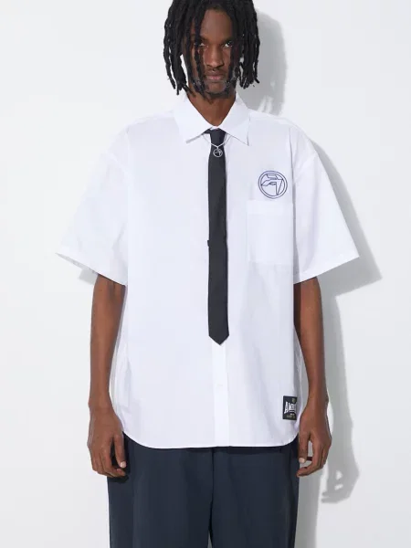 Классическая ошейниковый рубашка Ambush белая