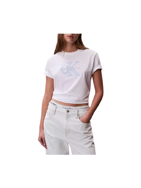 Koszulka Calvin Klein klasyczna biała