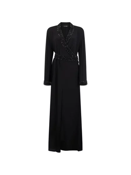 Rochie maxi Roberto Cavalli plic negru
