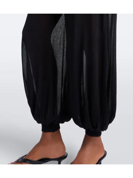 Pantaloni Simkhai tricotate negru