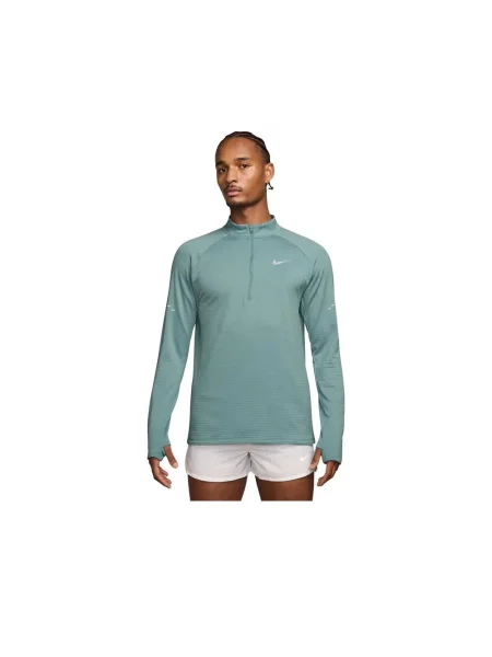 Bluza biegowa Nike Stride zip Cannon/Reflective Silver szara