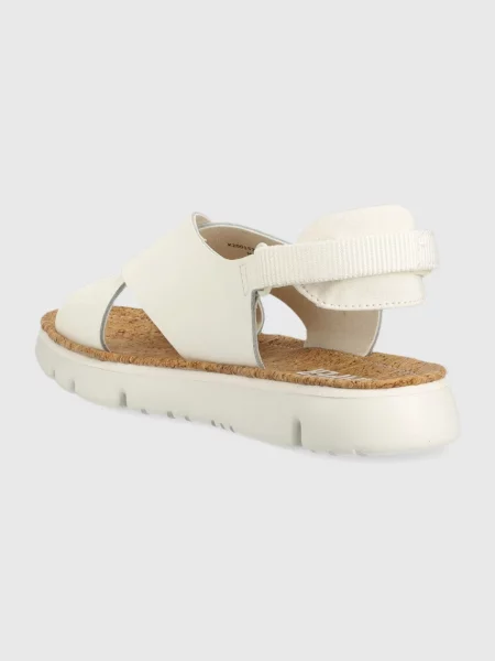 Kožené sandály Camper Oruga Sandal bílá