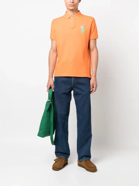 Pantaloni Polo Ralph Lauren portocaliu