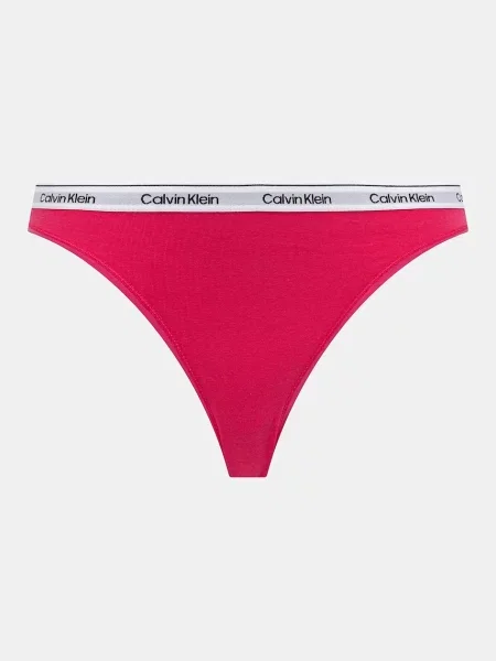 Calvin Klein Underwear Nohavičky ružová / bordová biela