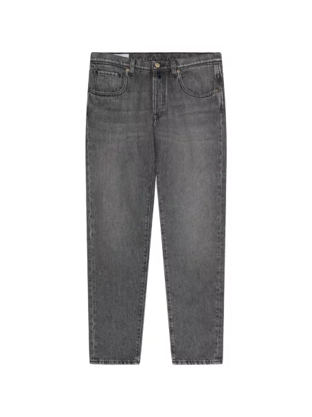 Pantaloni Slowear cu 5 buzunare conici gri