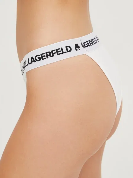 Brazílske nohavičky Karl Lagerfeld biela