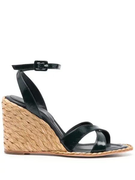 Кожени полуотворени обувки Paloma Barceló синьо