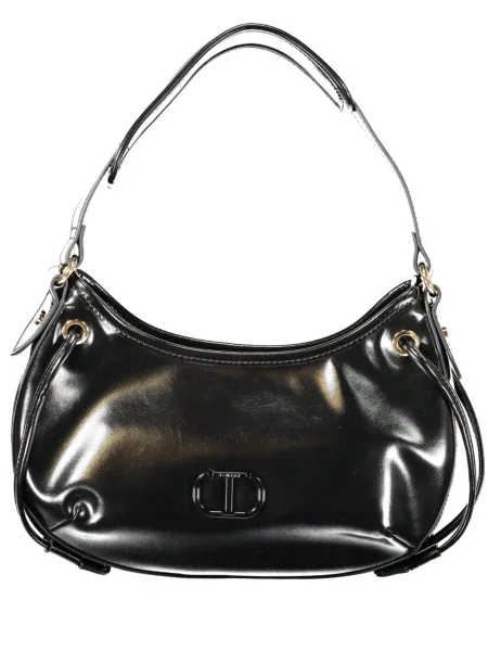 Geanta crossbody Twinset din piele negru