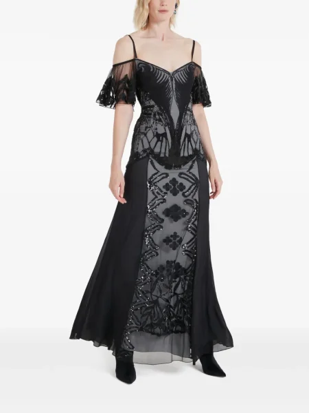 Rochie maxi Temperley London de costum negru