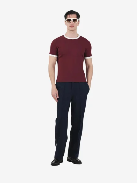 Giesto Majica burgund bela