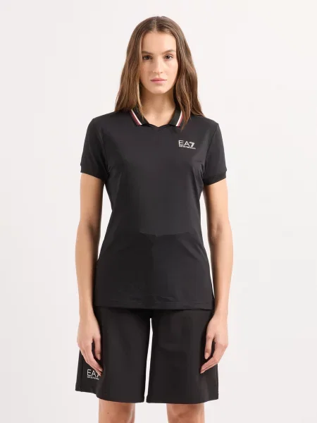 Поло Ea7 черное