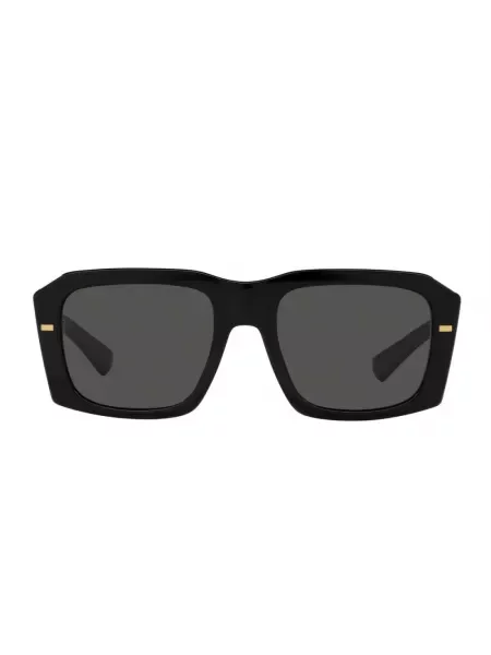 Dolce & Gabbana Akcesoria Kobieta 54 MM Kwadratowe okulary przeciwsłoneczne Szary czarny