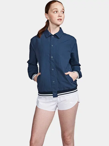 Куртка для активного відпочинку Saucony темно-синій синя