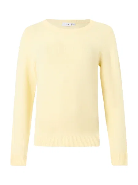 VILA Pulover VIRIL pastel galben