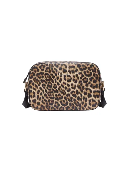 Torebka Liu Jo z nadrukiem w panterkę brązowa